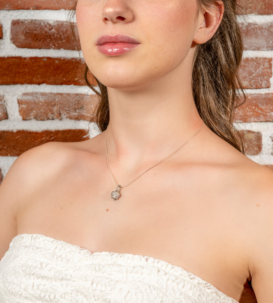Capri Bell – Collana argento 925 con pendente Campanella brillante